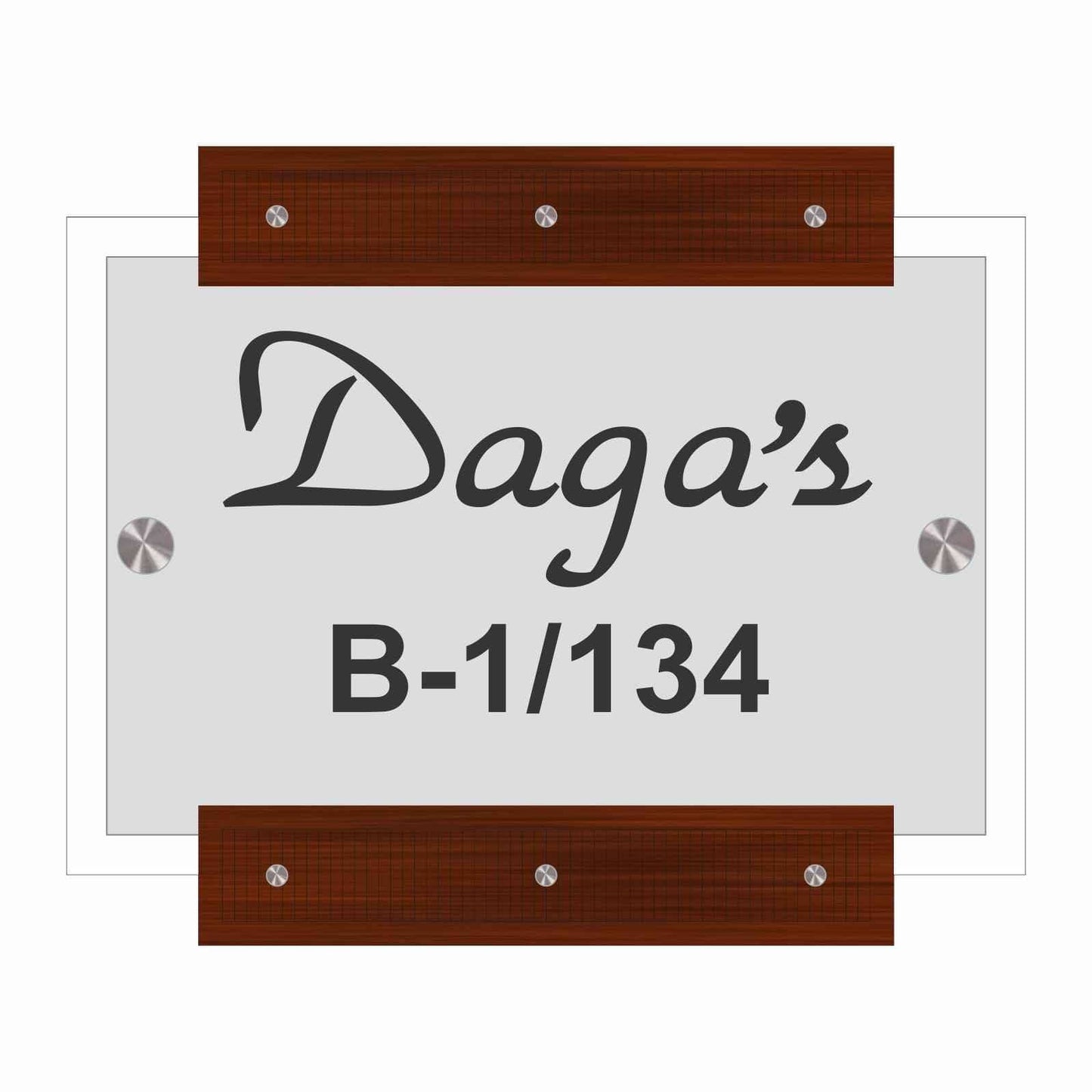 Door Name Plate for Home & Offices - Name Plate House