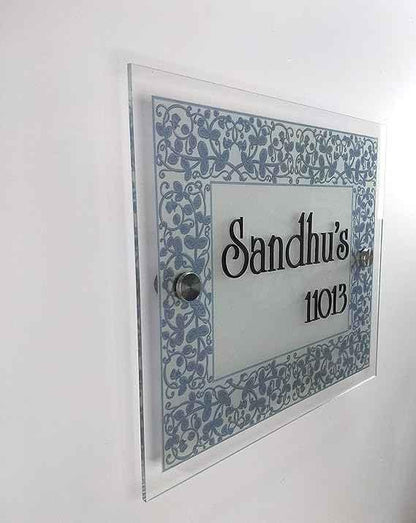 Personalized Modern Name Plates - Name Plate House