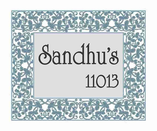 Personalized Modern Name Plates - Name Plate House